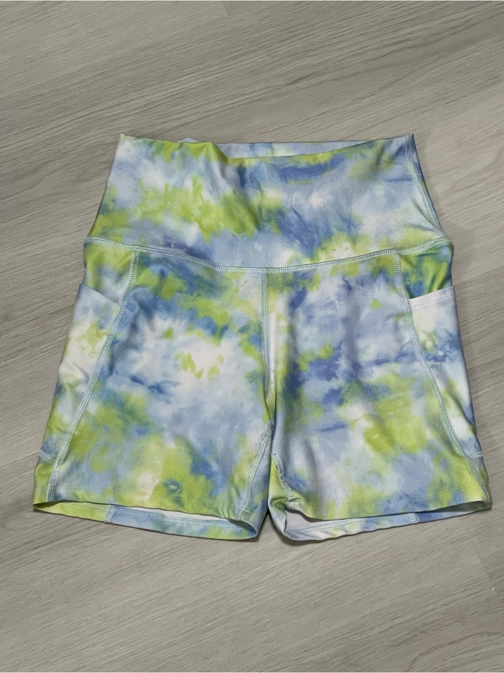 High-Waist Tie-Dye Women’s Shorts